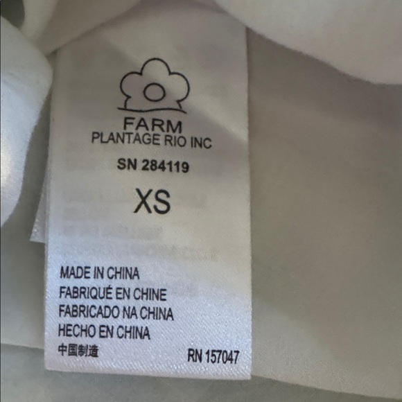 Farm Rio Forest Palm long-sleeve plunging neckline maxi dress XS - Picture 7 of 8